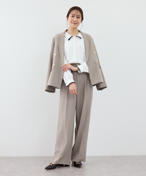 ROPE' PICNIC（ロペ ピクニック） パンツ 「WEB限定・丈長め」クリア