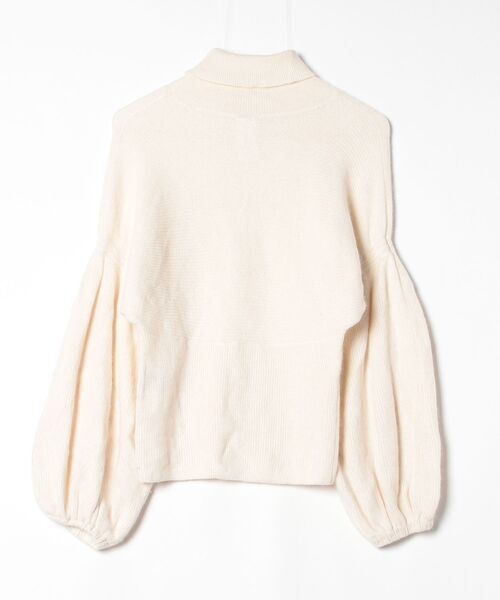 「Sov.」 タートルネックニット 38 ベージュ レディース_画像2