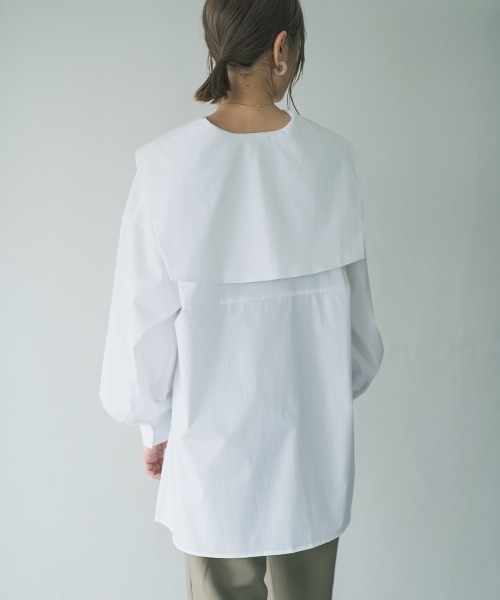 「riziere」 長袖ブラウス FREE オフホワイト レディース_画像3