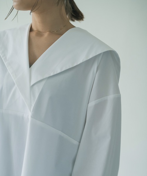 「riziere」 長袖ブラウス FREE オフホワイト レディース_画像4