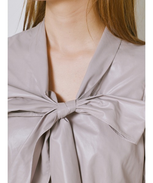 「SNIDEL」 半袖ブラウス ONE SIZE グレー レディース_画像10