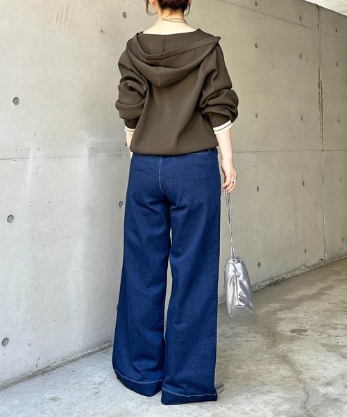 un dix cors（アンディコール） ワイドパンツ パンツ ストレートデニム