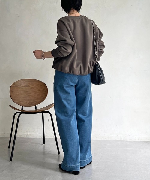 un dix cors（アンディコール） ワイドパンツ パンツ ストレートデニム