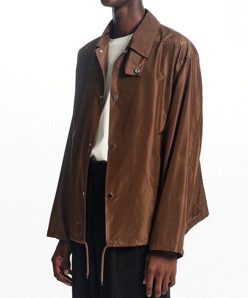 ブルゾン アウター 「MARKAWARE」COACH JACKETIII(シルクタフタ / コーチジャケット) メンズの画像