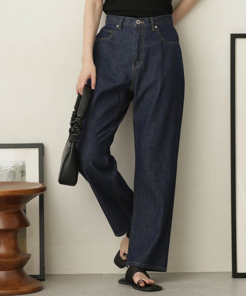 「NANO universe」 デニムパンツ S ブルー レディース_画像8