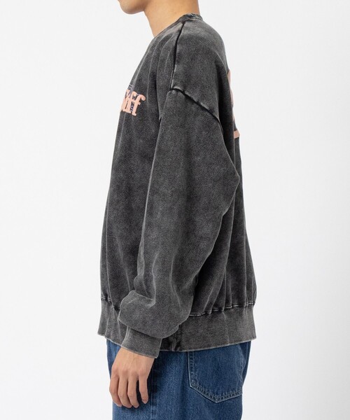 「F-LAGSTUF-F」 スウェットカットソー L レッド メンズ_画像2