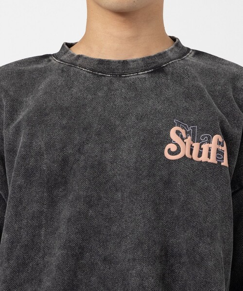 「F-LAGSTUF-F」 スウェットカットソー L レッド メンズ_画像4