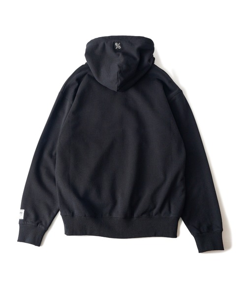 「Subciety」 プルオーバーパーカー X-LARGE ブラック メンズの画像