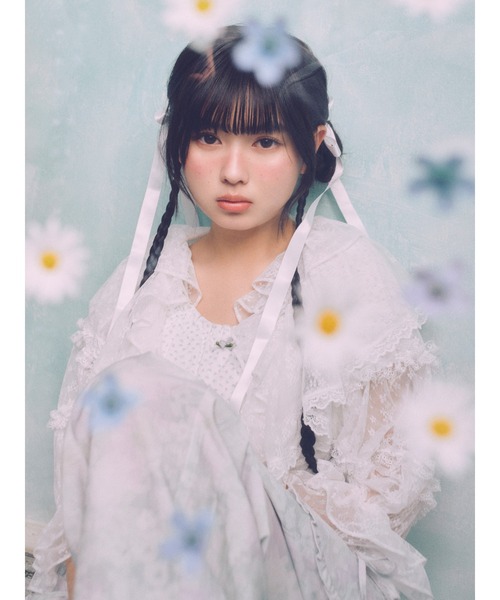 merry jenny（メリージェニー） カーディガン floral sheer bolero