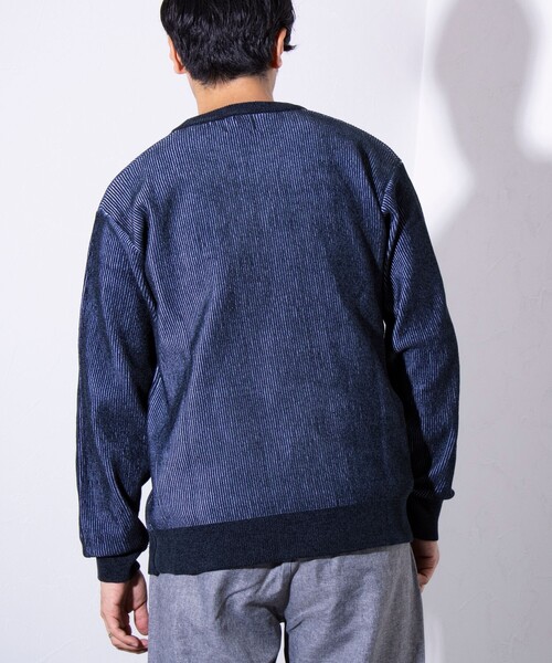 「GLOSTER」 長袖ニット L ホワイト メンズ_画像4