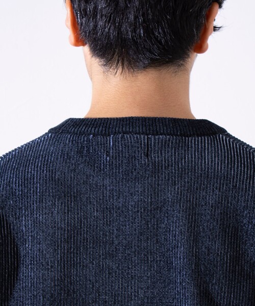 「GLOSTER」 長袖ニット L ホワイト メンズ_画像9