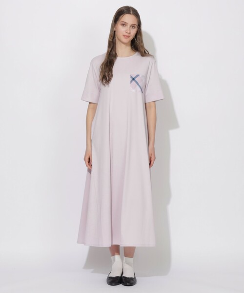 新品✨タグ付きCB CRESTBRIDGE ドッキングワンピース 半袖 CB CRESTBRIDGE ワンピース 半袖 ポケットワンピース : ZOZOTOWN Yahoo