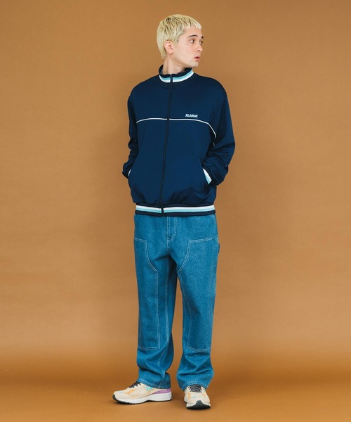 「XLARGE」 ジャージブルゾン X-LARGE ブラック メンズの画像