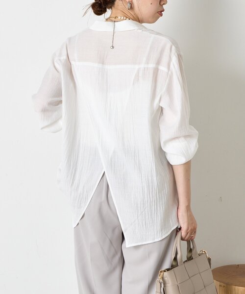 「Jena espace merveilleux」 長袖シャツ FREE パープル レディース_画像9