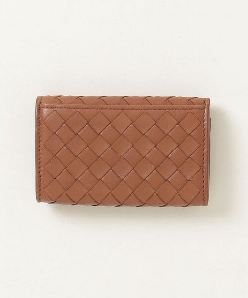 良品◇現行 ボッテガヴェネタ イントレチャート ケース ブラウン BOTTEGA VENETA（ボッテガ・ヴェネタ） イントレチャート コインケース
