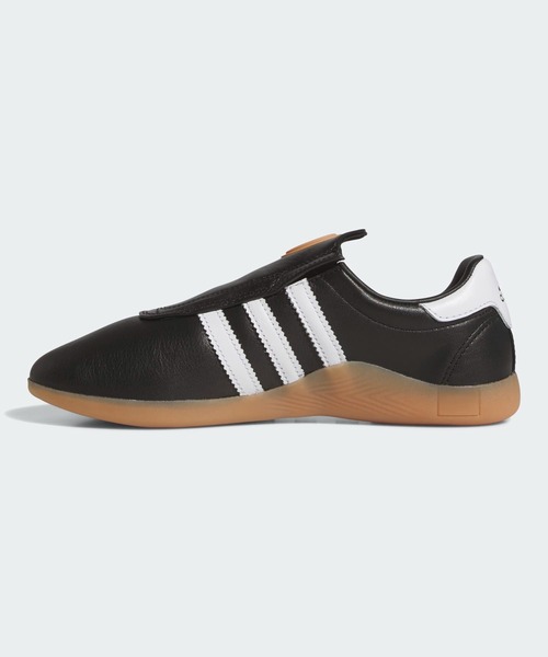 「adidas」 ローカットスニーカー 24.5糎 黒いこと レディース