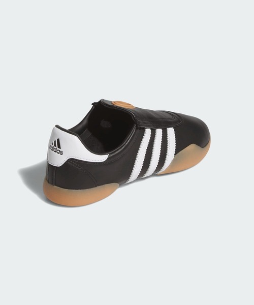 「adidas」 ローカットスニーカー 24.5糎 黒いこと レディース