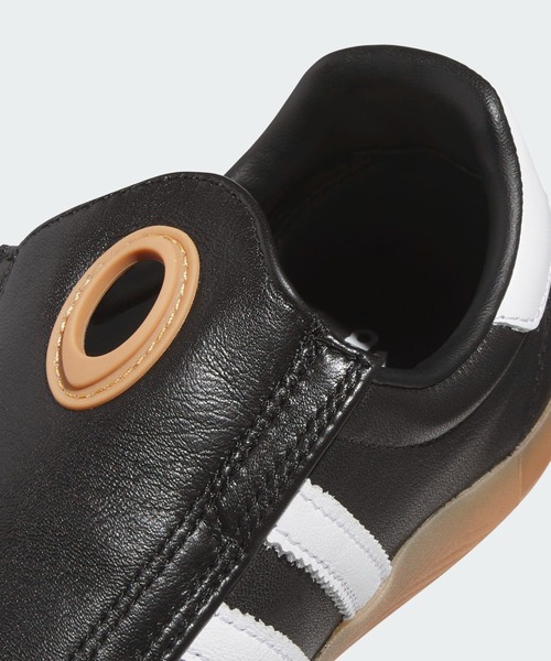 「adidas」 ローカットスニーカー 24.5糎 黒いこと レディース