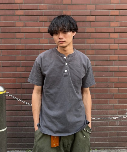 ヘンリーネック tシャツ 「インフルエンサー みずきちセレクト」USA