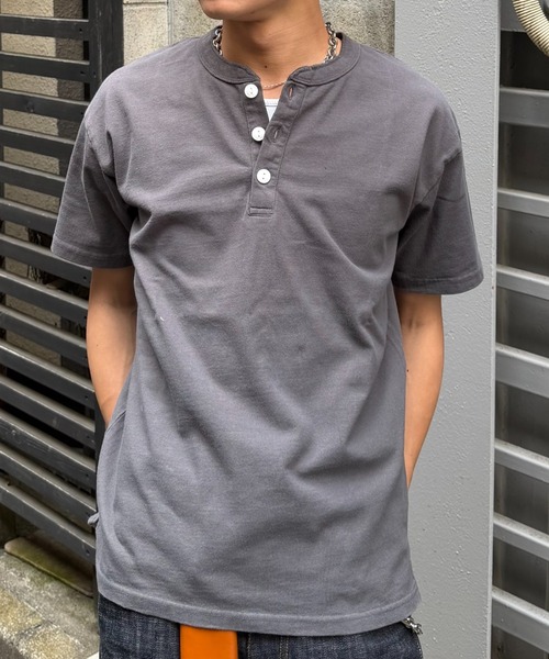 ヘンリーネック tシャツ 「インフルエンサー みずきちセレクト」USA