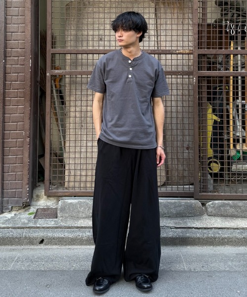ヘンリーネック tシャツ 「インフルエンサー みずきちセレクト」USA