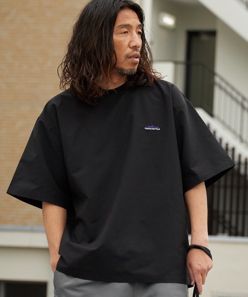 THOUSAND MILE FOOTHILL セットアップ L 黒 ナイロン THOUSAND MILE（サウザンドマイル） セットアップ SHORT SLEEVE T