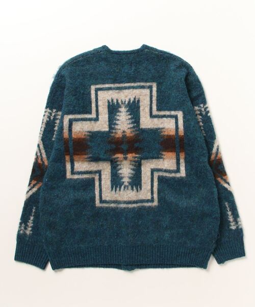 Pendleton ウール カーディガン L ネイビー PENDLETON（ペンドルトン） ニットカーディガン L ネイビー メンズ
