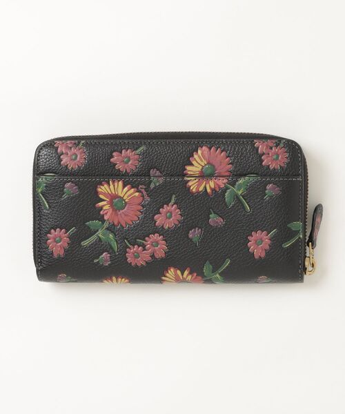 COACH（コーチ） アコーディオン ジップ ウォレット - ブラック