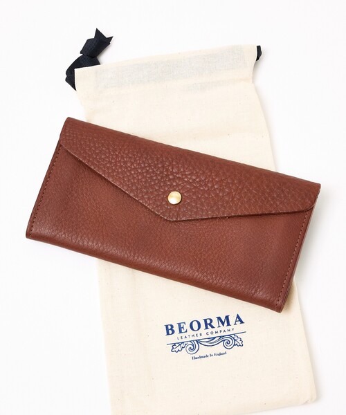 長財布 財布 「BEORMA / ベオーマ」レザーロングウォレット / 長財布 / S0089 / Envelope Wallet メンズ レディースの画像