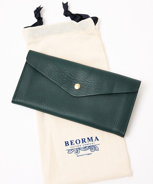 長財布 財布 「BEORMA / ベオーマ」レザーロングウォレット / 長財布 / S0089 / Envelope Wallet メンズ レディースの画像