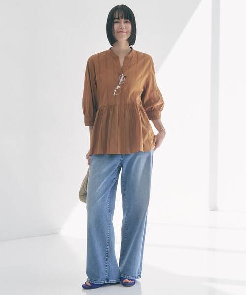 「UNFILO」 デニムパンツ MEDIUM ネイビー レディース_画像5