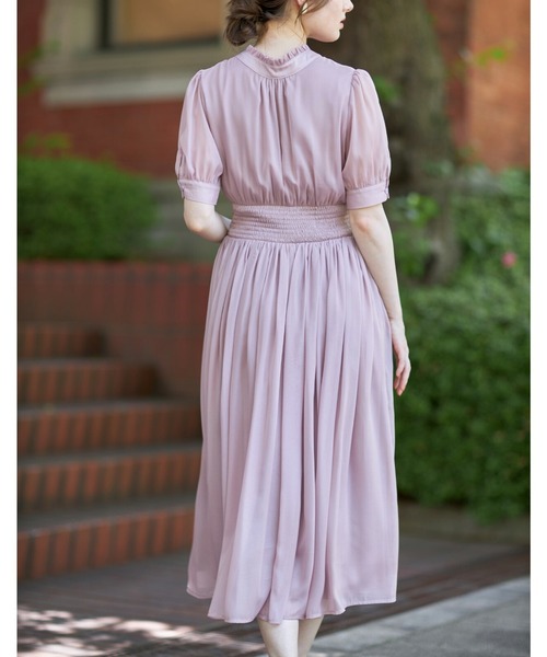 「tocco closet」 半袖ワンピース M アイボリー レディース_画像7