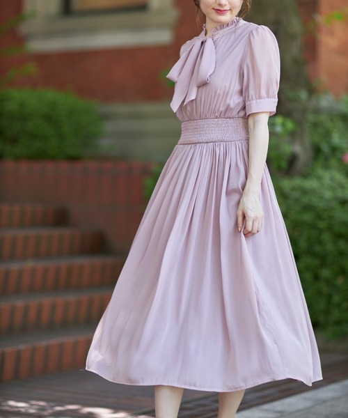 「tocco closet」 半袖ワンピース M アイボリー レディース_画像9