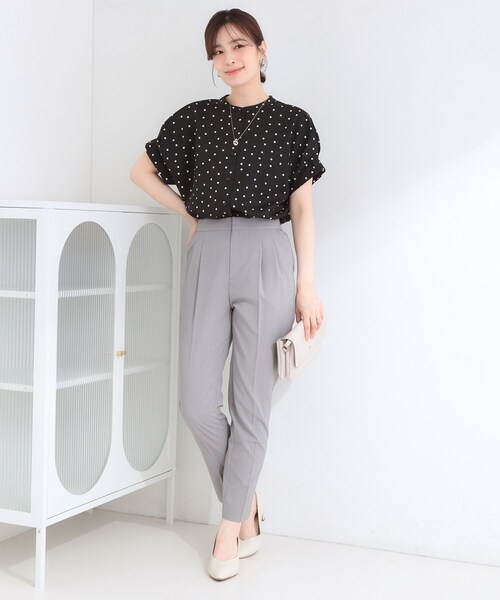 SHOO・LA・RUE（シューラルー） ブラウス シャツ 半袖 「洗濯機可