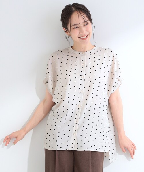 SHOO・LA・RUE（シューラルー） ブラウス シャツ 半袖 「洗濯機可