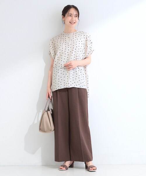 SHOO・LA・RUE（シューラルー） ブラウス シャツ 半袖 「洗濯機可