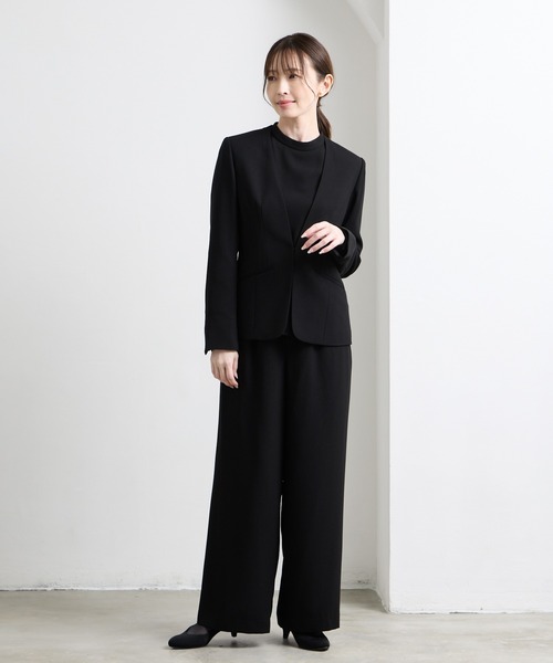 「AIMER」 パンツスーツ 15号 ブラック レディース_画像9