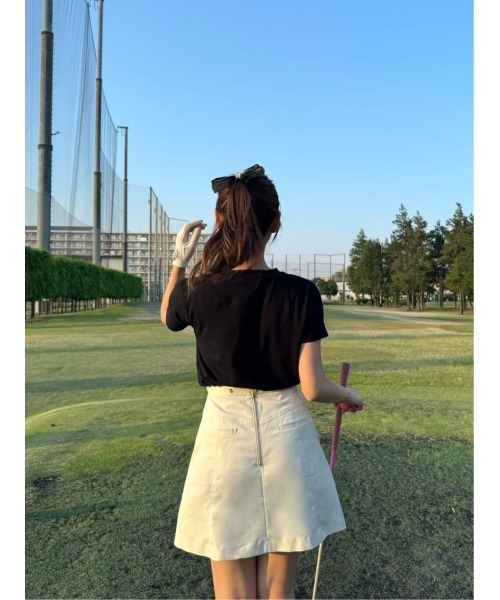 tシャツ HLT Bow-Embroidered Tee レディースの画像