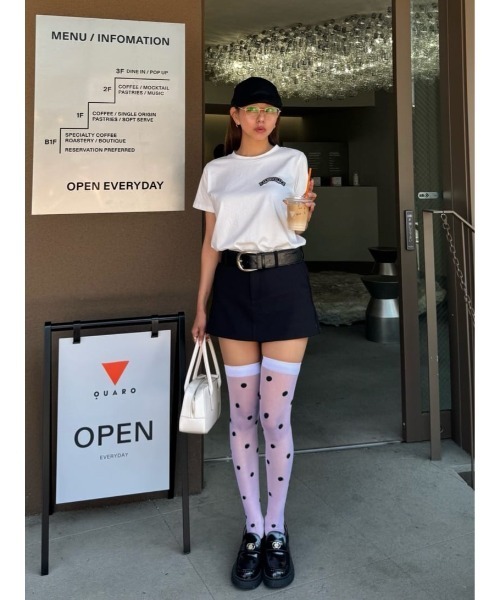 tシャツ HLT Bow-Embroidered Tee レディースの画像
