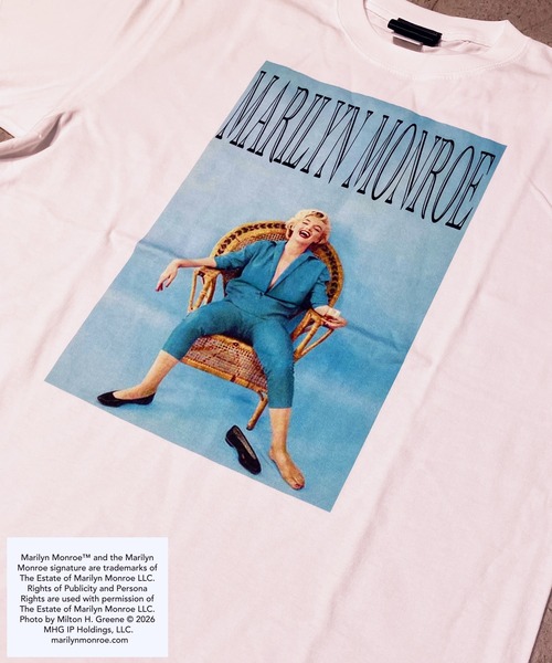 tシャツ 「MARILYN MONROE/マリリン・モンロー」フォトTシャツ