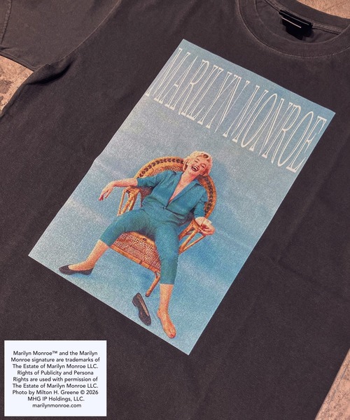 tシャツ 「MARILYN MONROE/マリリン・モンロー」フォトTシャツ