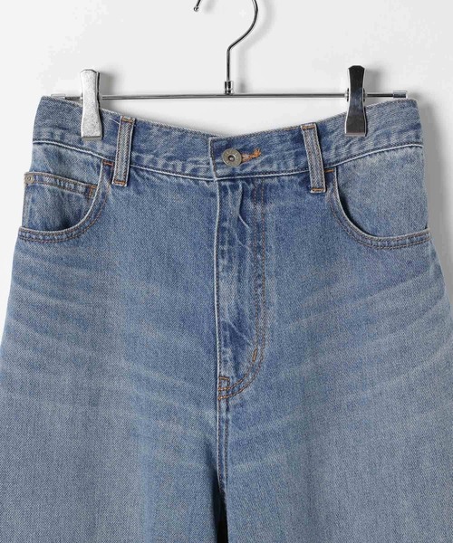 「LEPSIM」 デニムパンツ LARGE インディゴブルー レディース_画像3