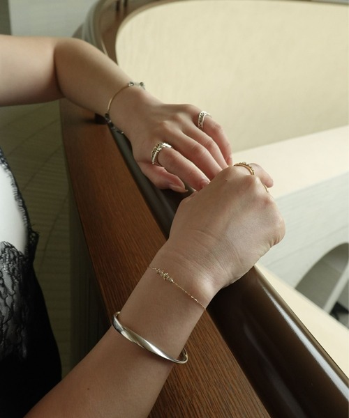 agete（アガット） ブレスレット K10ダイヤモンドブレスレット