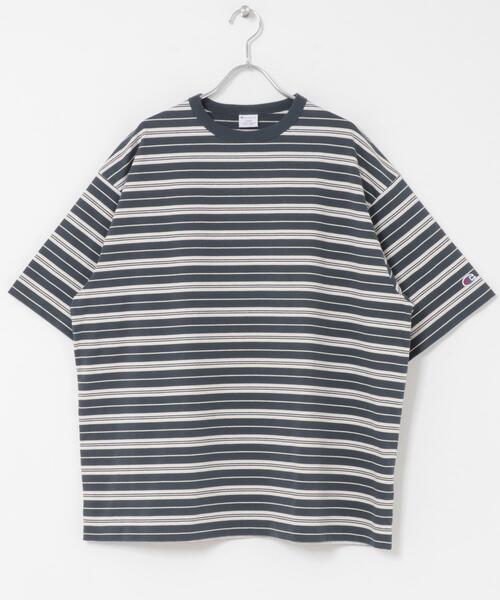 Champion（チャンピオン） tシャツ 「別注」CHAMPION×DOORS BORDER T