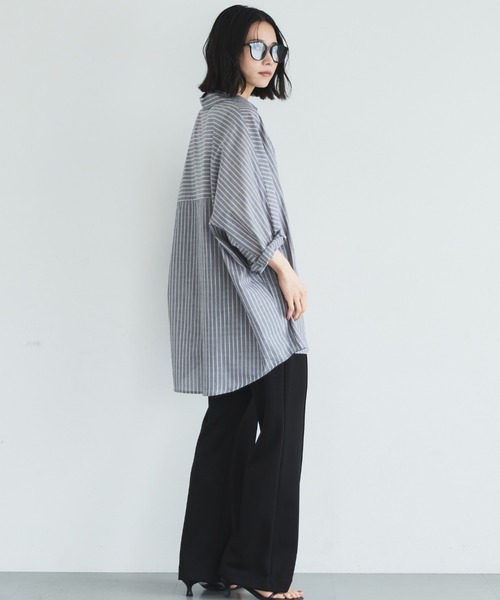 「DOUX ARCHIVES」 長袖シャツ FREE グレー レディース_画像5