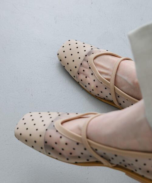 「SENSE OF PLACE by URBAN RESEARCH」 フラットパンプス MEDIUM ブラック レディース_画像2