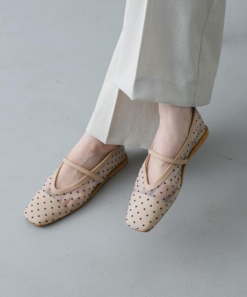 「SENSE OF PLACE by URBAN RESEARCH」 フラットパンプス MEDIUM ブラック レディース_画像3