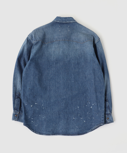 Maison Margiela シャツ　イタリア製 Maison Margiela（メゾンマルジェラ） シャツ BICOLOR DENIM SHIRT