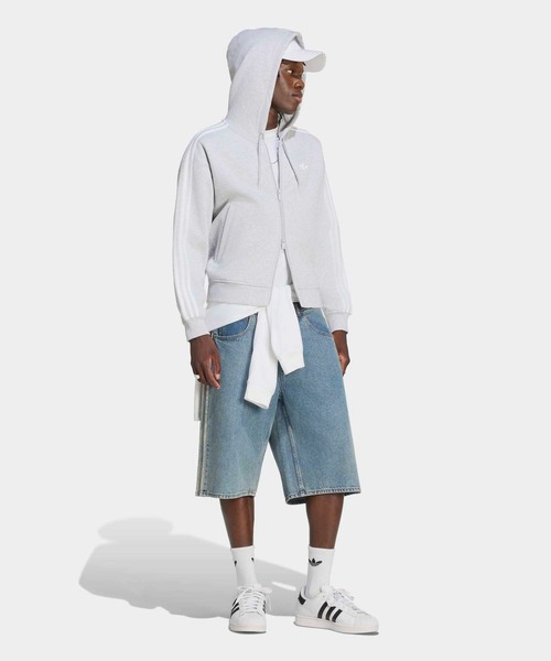 adidas（アディダス） パーカー オーバーサイズ ジップパーカー