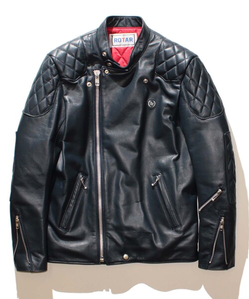 ROTAR 黒 ライダースジャケット最終値下げ ROTAR（ローター） 革ジャン ライダース ROTAR RIDERS GT (W